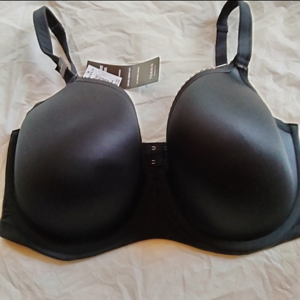 Torrid Full-Coverage Balconette Lightly Lined Smooth 360° Back Smoothing Bra/38H